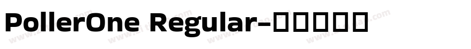 PollerOne Regular字体转换